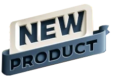 New product splash graphic