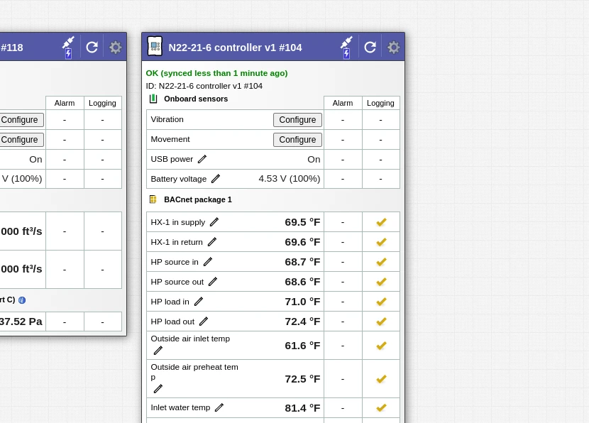 BACnetDiscover search dialog