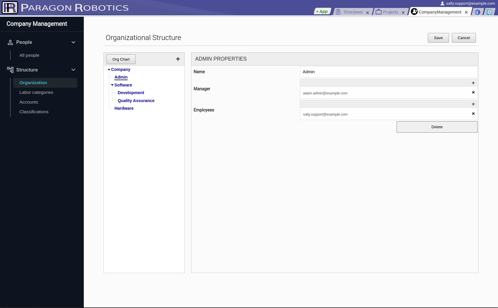 Timesheet PTO approval