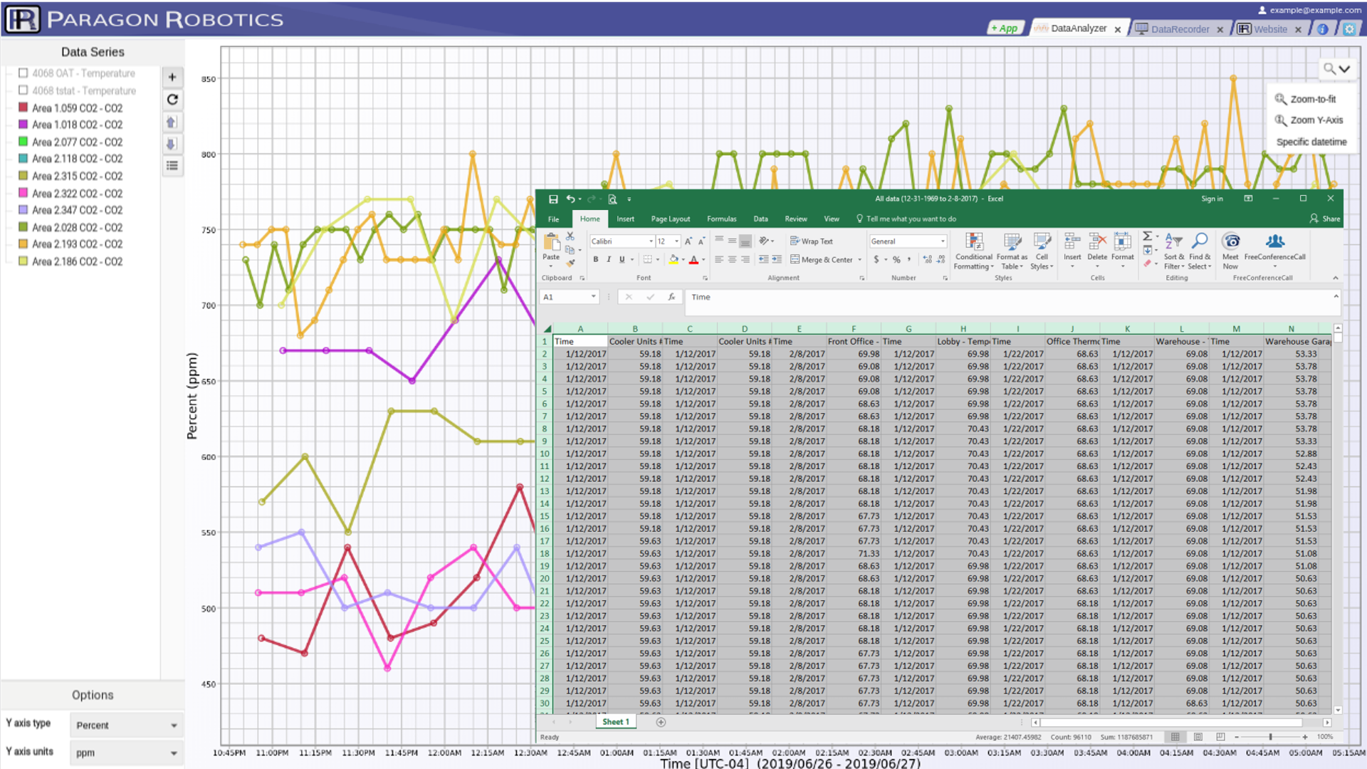 Data Exporting