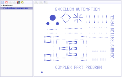 Excellon test file rendering
